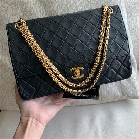 authentic Chanel classic flap bag